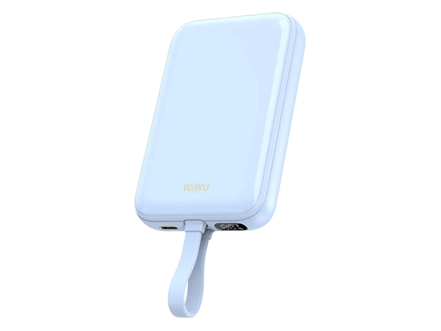 WiWU Wi-P024 10,000mAh Magnetic Wireless Charging Power Bank 20W with Cable