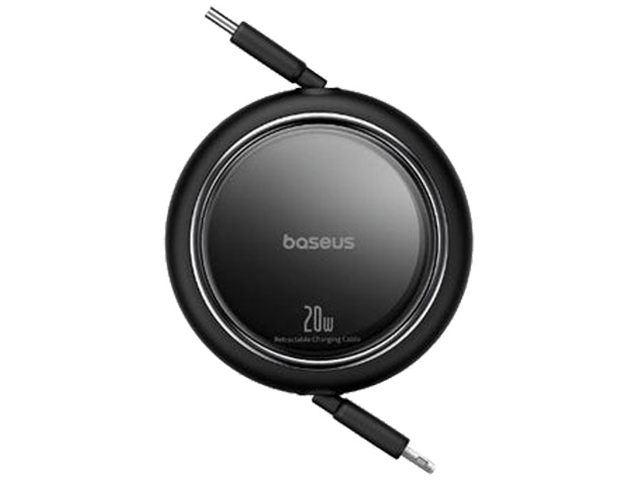 Baseus 20W Free2Pull Both-Way Retractable Type-C to Lightning Fast Charging Data Cable 1M