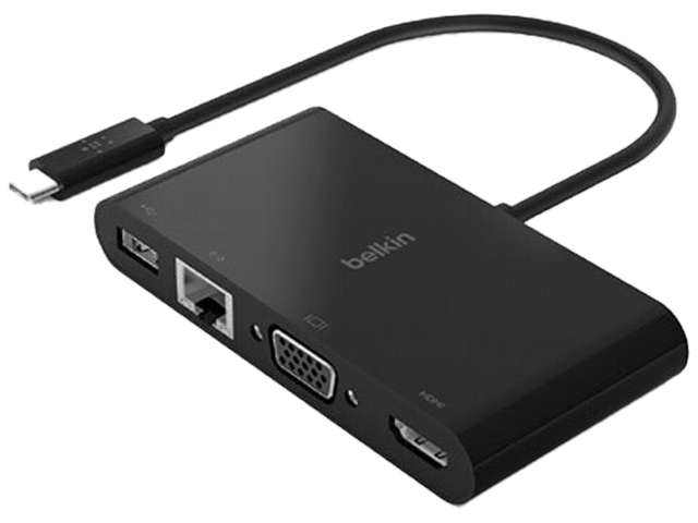 Belkin USB-C Multimedia & Charge Adapter