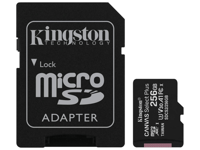 كينتجستون SDCS2/256GB كانفاس سيليكت بلس اس دي كارد