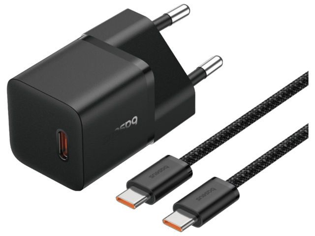Baseus GaN5 Fast Charger (Mini) 20W with Cable Type-C 100W