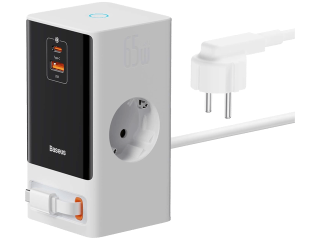 او اس - بيسوس باور كومبو ديجيتال 65واط النسخة الذكية مع كيبل 1.5م