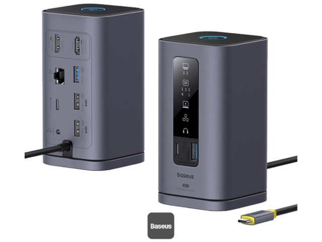 OS - Baseus SpaceMate Series 10-in-1 USB-C to HDMI Hub for Mac