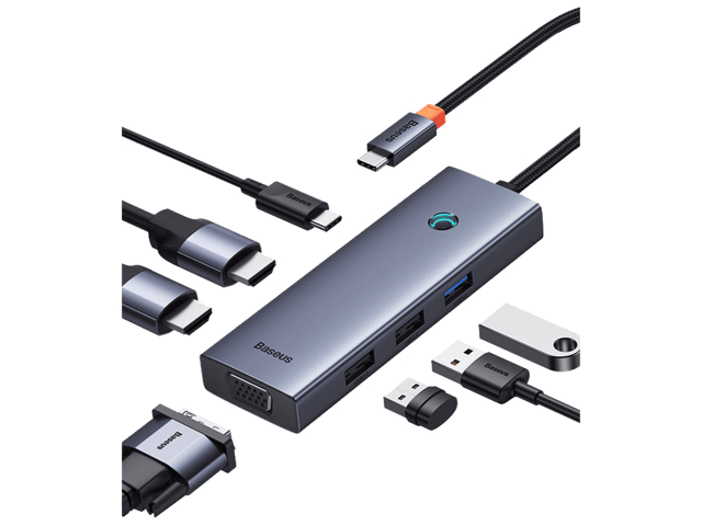 Baseus Metal Gleam Series 7-Port HUB