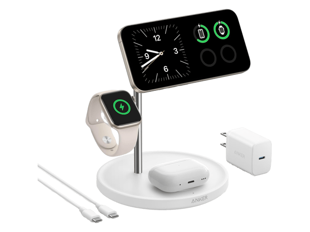 Anker MagGo 3 in 1 Wireless Charging Station 15W