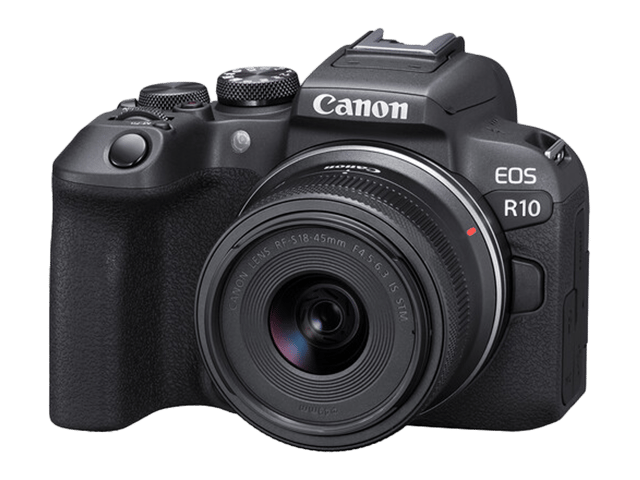 Canon EOS R10 Mirrorless Camera with 18-45mm Lens