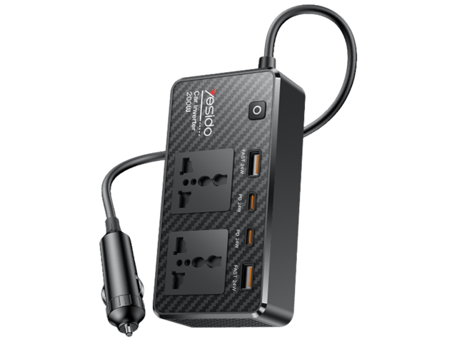 Yesido VC07 Vehicle Power Inverter 200W