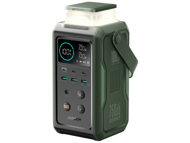 JoyRoom JR-PBF10 100W Super Large Capacity Power Bank With Retractable Light 75000mAh