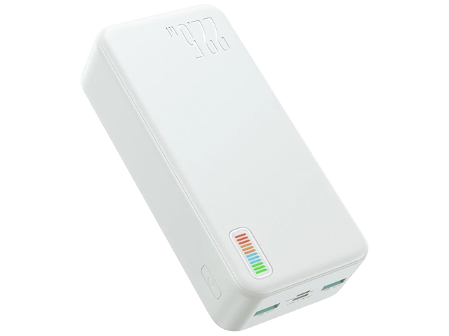JoyRoom JR-QP196 Dazzling 30000mah 22.5W Fast Charging Powerbank with 4 Color LED Charge Indicator