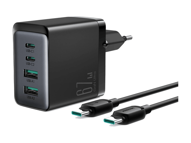 JoyRoom TCG02 67W 2C2A Fast Charger+100W C to C Cable