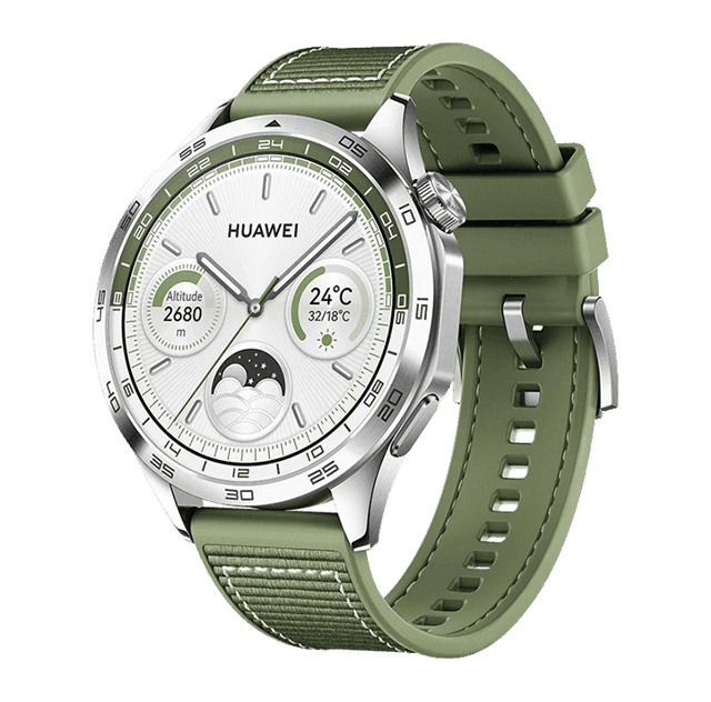 Huawei Watch GT4 46mm Green Woven Strap