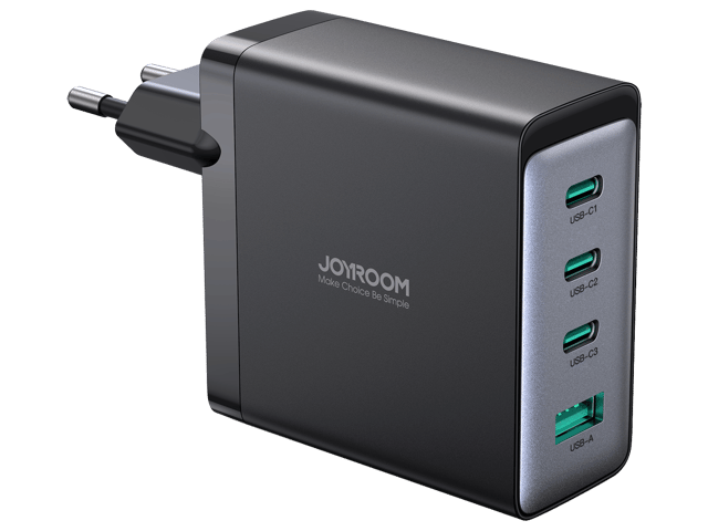 JoyRoom JR-TCG04 100W 3C1A Fast Charger-Black+100W C to C Cable