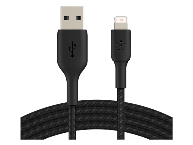 Belkin BoostCharge Braided Lightning to USB-A Cable 1m
