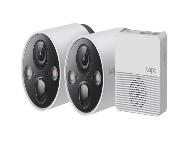 Tapo C420S2 Smart Wire-Free Security Camera System, 2-Camera System