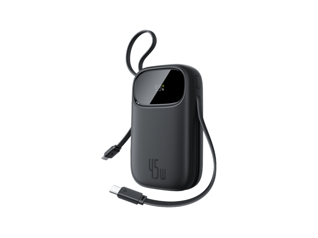 Baseus EnerFill FC31 Power Bank with 2 Built-in USB-C Cables 45W