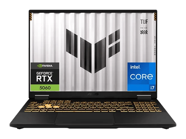 ASUS TUF Gaming F16 (2025) FX608JMR Core i7 14650HX; RTX 5060 8GB DDR7; 16GB RAM & IPS 165Hz