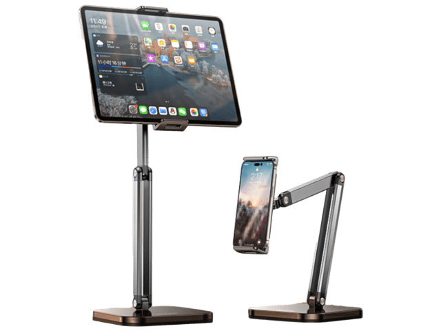 Rtako 911 720° Height-Adjustable Phone And Tablet Stand