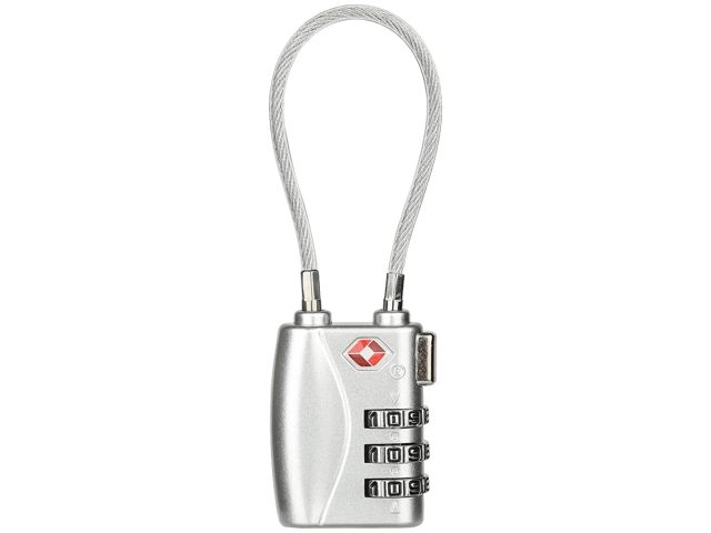 COTECi Zinc Alloy TSA Customs Combination Lock Steel-wire version