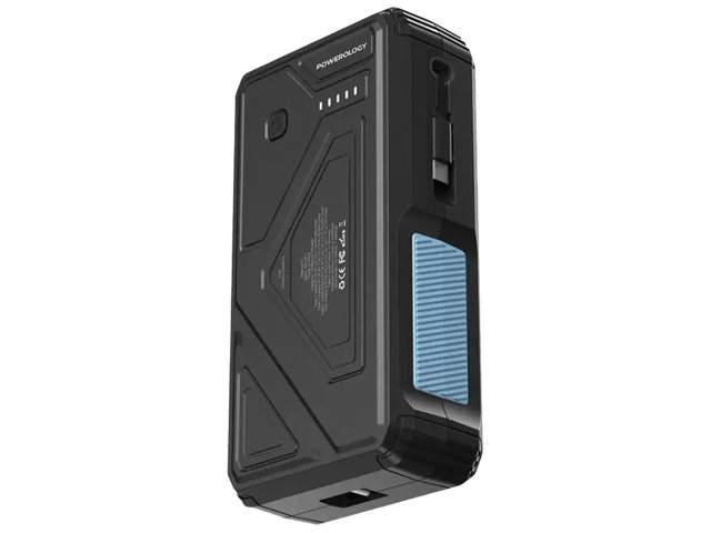 Powerology 27000mAh Solar Wireless Charging Power Bank