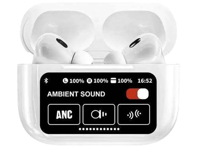 ANC / ENC Air Pods Pro TWS Headset with Touch Display