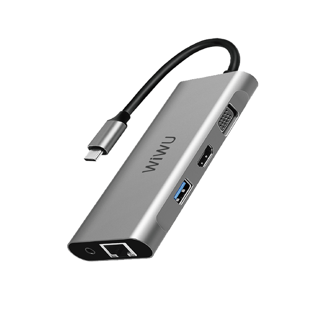 WiWU A11312H Alpha 10 In 1 Type-C Hub
