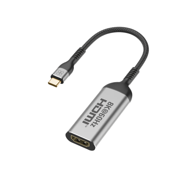 بروميت كرستال كلرتي 8K 60Hz تايب-سي الى HDMI
