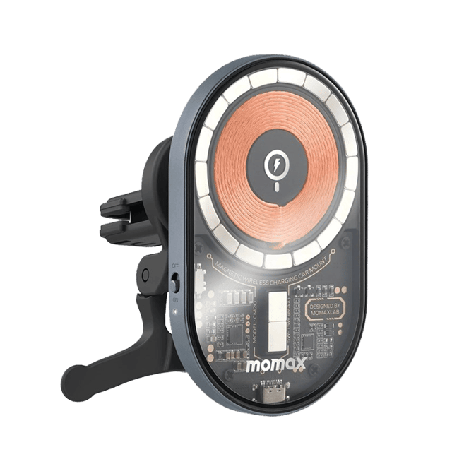 Momax Q.Mag 15W Magnetic Wireless Charging Car Mount
