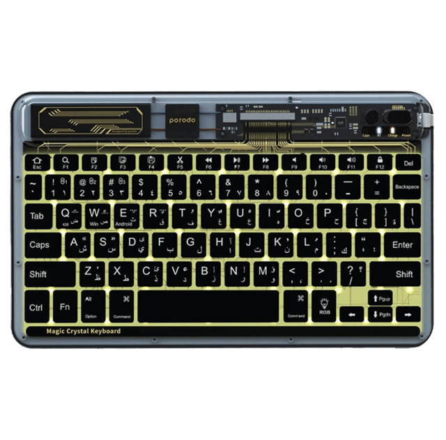 Porodo Crystal Shell Ultra-Slim Keyboard