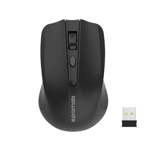 PROMATE Clix-8 2.4GHz Wireless Ergonomic Optical Mouse