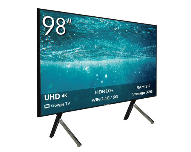 G-Guard GG-98" SUAV COMMANDER+ Smart 4K TV